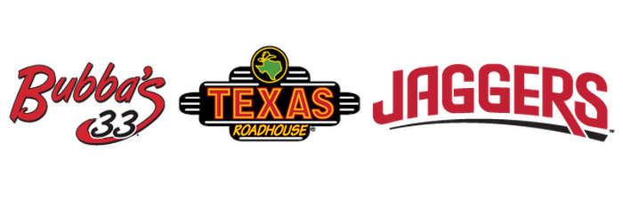 Bubba's 33 · Texas Roadhouse · Jaggers